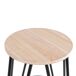 Taburete de bar LARS madera natural Taburete de bar LARS madera natural Natural
