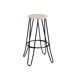 Taburete de bar LARS madera natural Taburete de bar LARS madera natural Natural