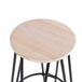 Taburete de bar LARS madera natural Taburete de bar LARS madera natural Natural