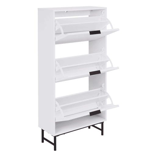 Sapateira WAVES 131x60x25cm cor branco