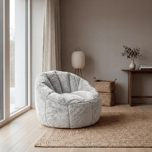 Puff RABBIT POLTRONA 70x80x67cm cor branco