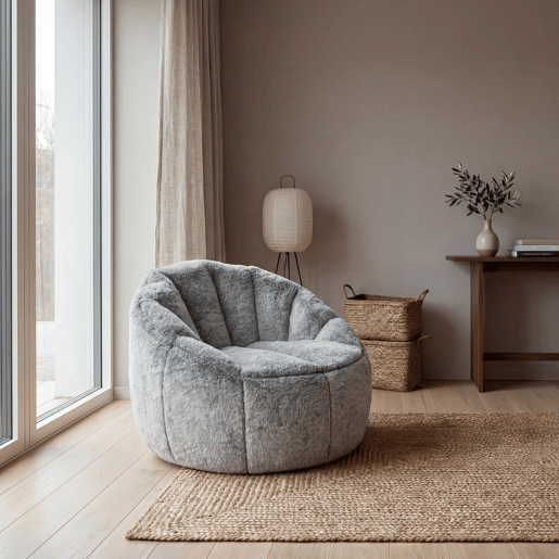 Puff RABBIT POLTRONA 70x80x67cm cor antracite Puff RABBIT POLTRONA 70x80x67cm cor antracite