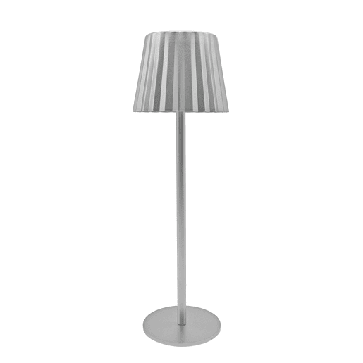 Candeeiro de mesa BORNE B prateado marca ECOANYA