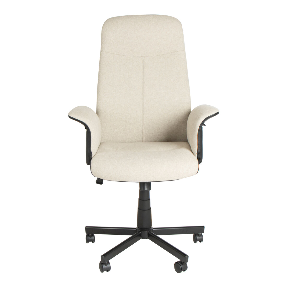 Silla de oficina KIRA color beige y negro