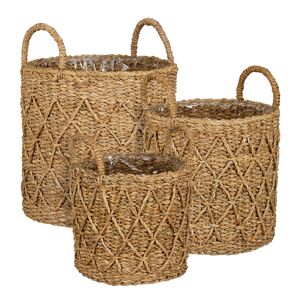 Cesto VERATO seagrass 35cm castanho marca CONFORAMA