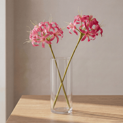 Planta floral NERINE fúcsia 59cm marca CONFORAMA