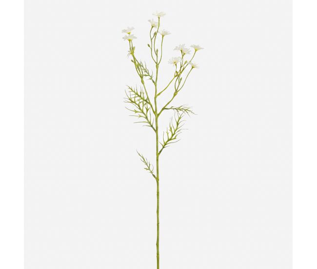 Planta floral daisy crema 71cm marca conforama