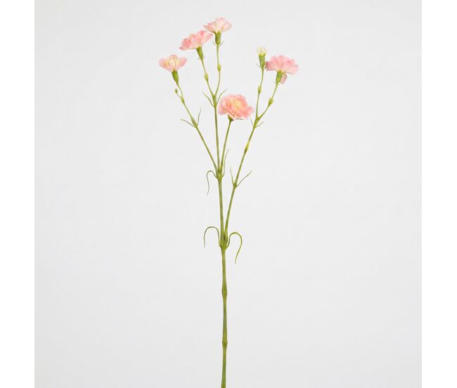Planta floral carnation rosa 66cm marca conforama