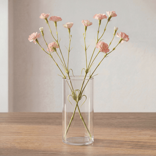 Planta floral CARNATION rosa 66cm marca CONFORAMA
