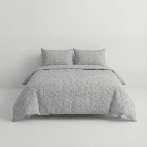 Colcha poliƩster 3D cama 90cm cor cinza Colcha poliƩster 3D cama 90cm cor cinza