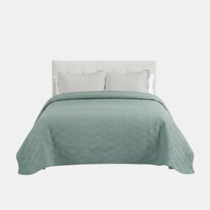 Colcha poliéster STAR cama 135cm cor aqua