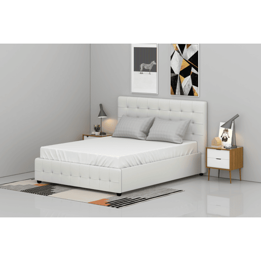 Cama SUNSET 150x190cm cor marfim