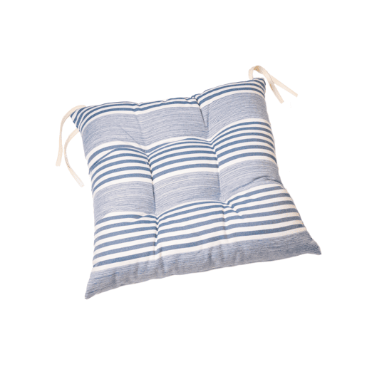 Almofada para cadeira STYLE em algodão 40x40cm cor azul