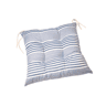 Almofada para cadeira STYLE em algodão 40x40cm cor azul