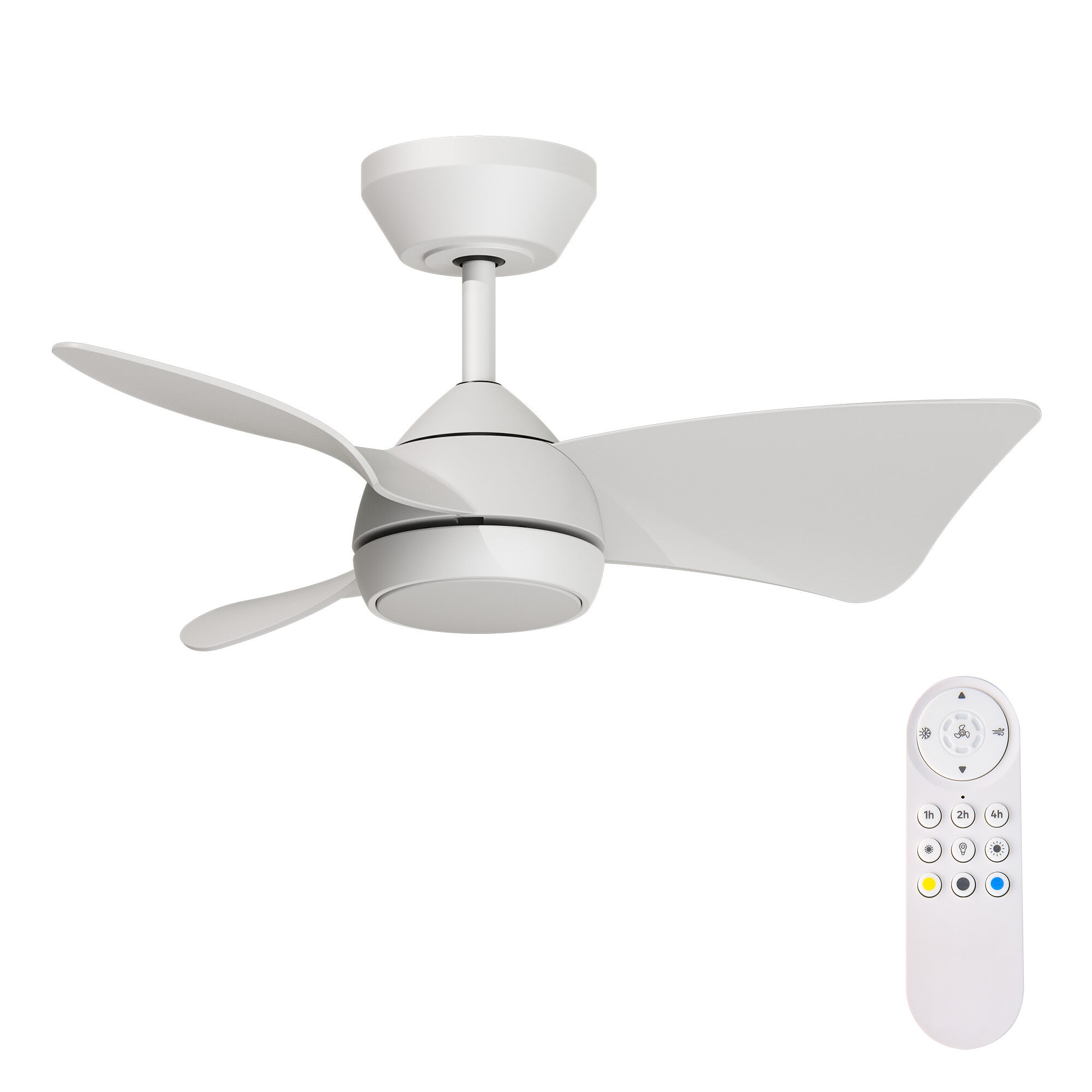 Ventilador techo ASHER aspas led motor DC
