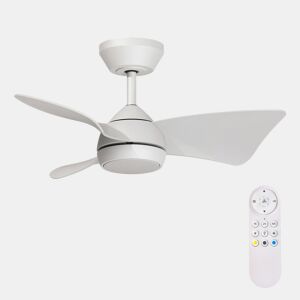 Ventoinha de teto ASHER com pás LED motor DC
