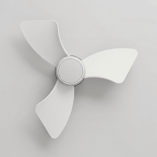 Ventoinha de teto ASHER com pás LED motor DC