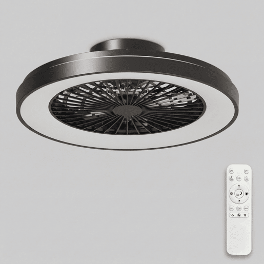 Ventoinha de teto CALIX retrátil LED com motor DC