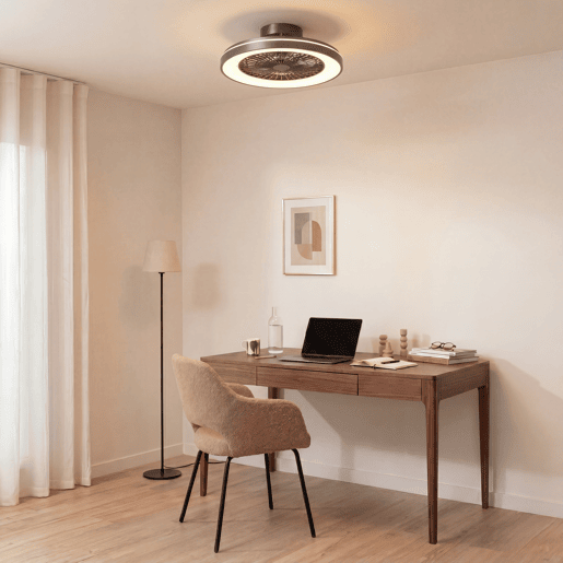 Ventoinha de teto CALIX retrátil LED com motor DC