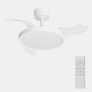Ventoinha de teto JULIA S retrátil LED com motor DC