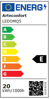 Ventilador techo JULIA S retractil led motor DC