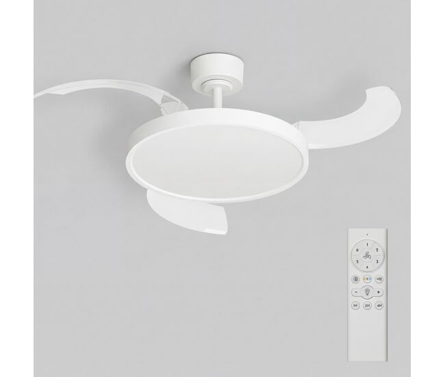 Ventilador techo julia m retractil led motor dc