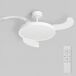 Ventilador techo JULIA M retractil led motor DC Ventilador techo JULIA M retractil led motor DC Blanco