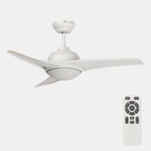 Ventoinha de teto GLADES com pás LED motor DC
