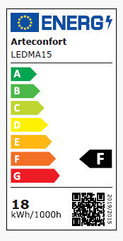 Ventilador techo GLADES aspas led motor DC