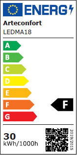 Ventilador techo ANKOR retractil led motor DC