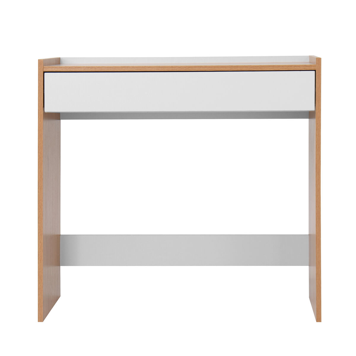 Escritorio KERO color roble y blanco