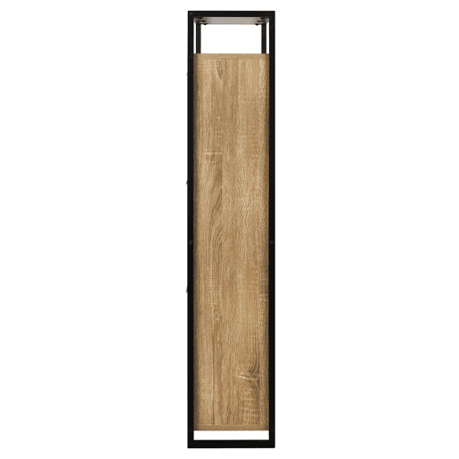 Sapateira INDUSTRY 125,5x63,2x23,5cm preta