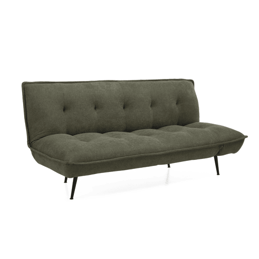 Sofá cama CORA 3 lugares cor verde