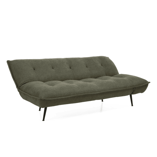 Sofá cama CORA 3 lugares cor verde