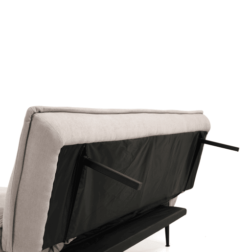 Sofá cama CORA 3 lugares cor cinza
