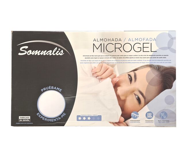 Almohada microgel 70cm marca conforama