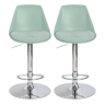 Conjunto de 2 bancos ajustáveis TOBY verde