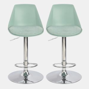 Conjunto de 2 bancos ajustáveis TOBY verde