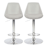 Conjunto de 2 bancos ajustáveis TOBY cinza