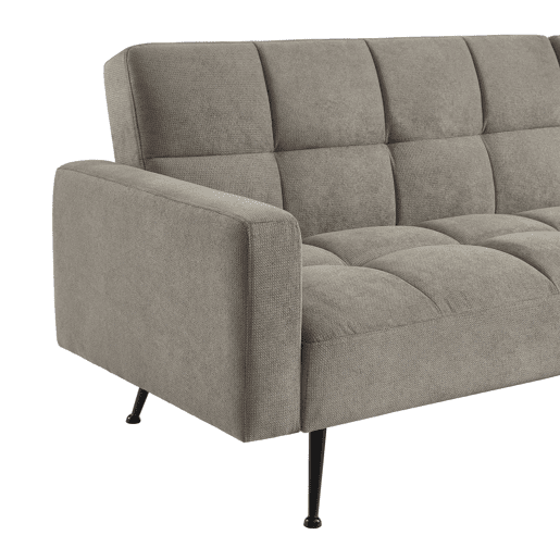 Chaise longue com cama FLO reversível 3 lugares cinza