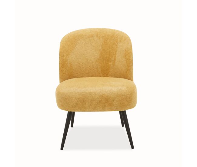 Sillón decorativo kitty color amarillo