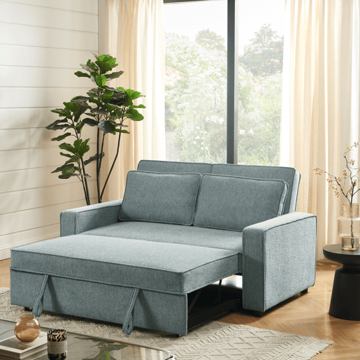Sofá cama 2 lugares LOLA cor azul