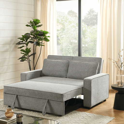 Sofá cama 2 lugares LOLA cor cinza Sofá cama 2 lugares LOLA cor cinza