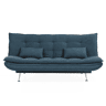 Sofá cama 3 lugares ALIA cor azul