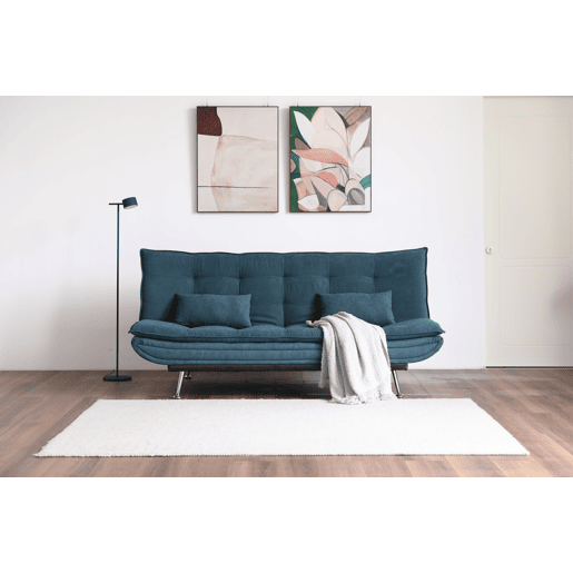 Sofá cama 3 lugares ALIA cor azul