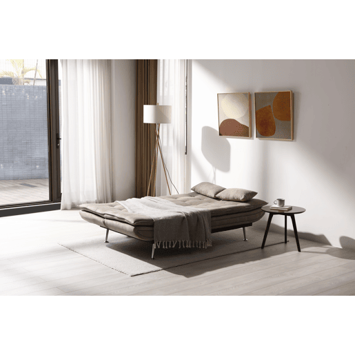 Sofá cama 3 lugares ALIA cor vison