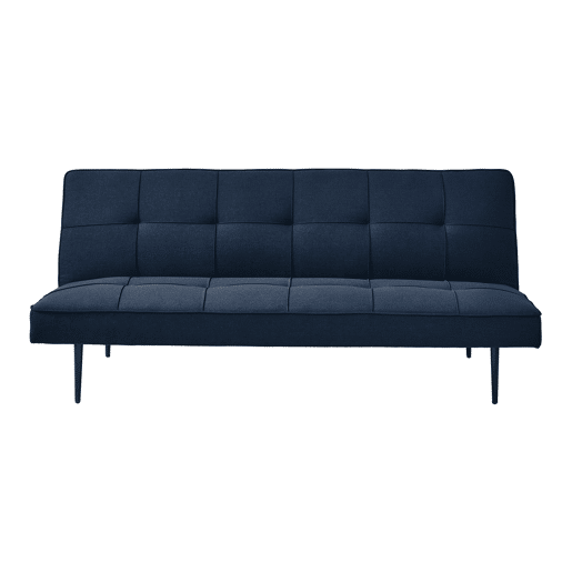 Sofá cama 3 lugares BOWY cor azul Sofá cama 3 lugares BOWY cor azul