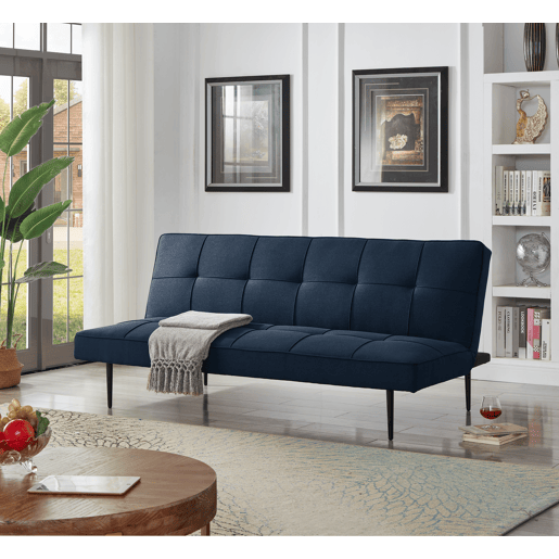 Sofá cama 3 lugares BOWY cor azul Sofá cama 3 lugares BOWY cor azul