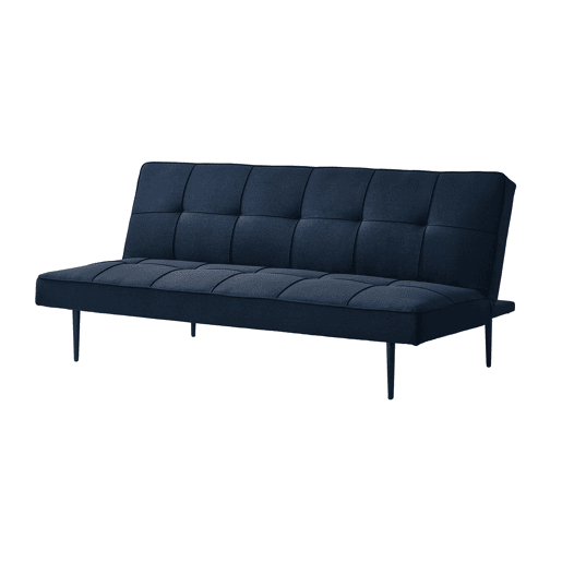 Sofá cama 3 lugares BOWY cor azul Sofá cama 3 lugares BOWY cor azul