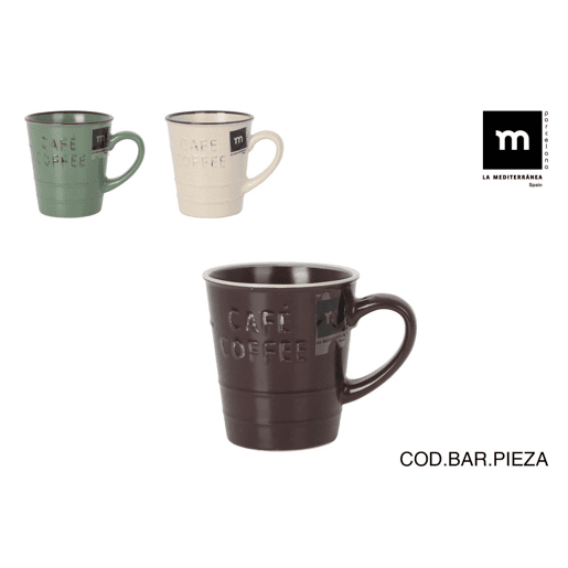Caneca de café com leite SWEET FARM 200cc cores sortidas
